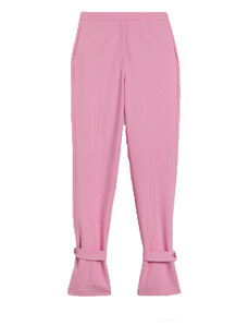 TED BAKER Pantaloni Aleksit Straight Leg Trouser With Ankle Tab 257082 pink
