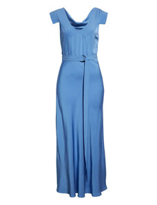 TED BAKER Rochie Noemi V Neck Bias Cut Midi Dress 259734 lt-blue