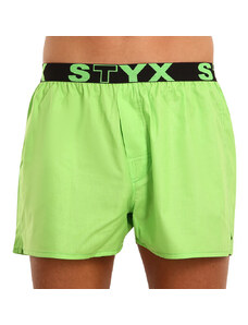 Boxeri largi Styx elastic sport verde (B1069) XL