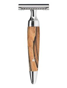 Mühle STYLO MÜHLE Safety razor, closed comb, handle material spalted beech