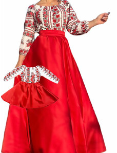 Ie Traditionala Set rochii stilizate traditional Mama si Fiica 64