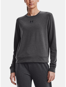 Under Armour T-Shirt Rival Terry Crew-GRY - Women