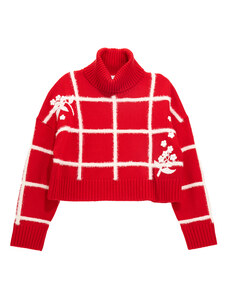 MONNALISA Windowed Knitted Sweater