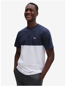 Blue-white men's T-shirt VANS Colorblock - Men's