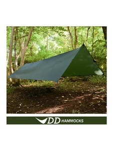 Tenda Superlight Prelata XL, 4.5 x 3 m, DD Hammocks Olive Green