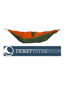 Hamac pentru copii Ticket To The Moon Mini Kaki-Orange, 150 × 100 cm, 200 grame