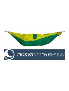 Hamac pentru copii Ticket To The Moon Mini Green-Yellow, 150 × 100 cm, 200 grame