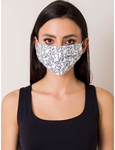 Fashionhunters Mască de protecție cu imprimeu alb și negru