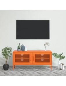OrlandoKids Comoda TV, portocaliu, 105x35x50 cm, otel