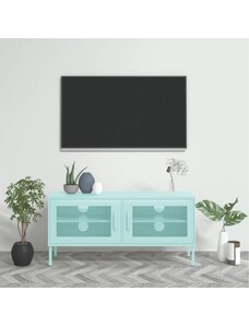 OrlandoKids Comoda TV, verde menta, 105x35x50 cm, otel