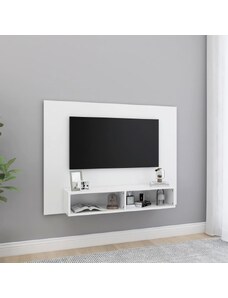 OrlandoKids Comoda TV de perete, alb, 120x23,5x90 cm, PAL
