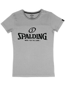Tricou Spalding Essential Logo Tee Damen 40221627-greymelange