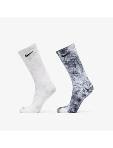 Șosete pentru bărbați Nike Everyday Plus Cushioned Tie-Dye Crew Socks 2-Pack Multi-Color