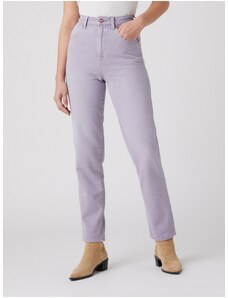 Light Purple Women's Straight Fit Jeans Wrangler - Femei