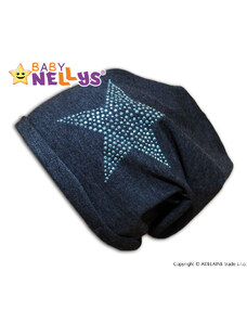 Baby Nellys pălărie bumbac - Stea albastră