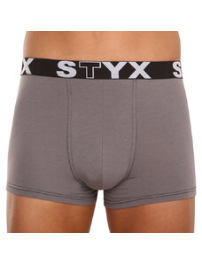 Boxeri bărbați Styx elastic sport gri închis (G1063) XL