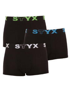 3PACK boxeri bărbați Styx elastic sport multicolor (G9606162) XXL