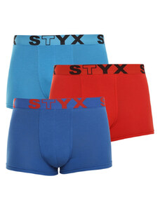 3PACK boxeri bărbați Styx elastic sport multicolor (G9676964) S