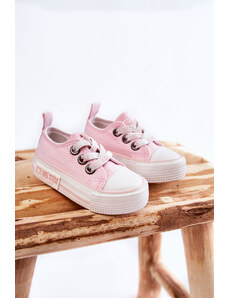 BIG STAR SHOES Kids fabric sneakers BIG STAR KK374052 Pink