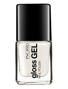 Lac de unghii Gloss Gel Ingrid Cosmetics, 529 alb, 7 ml