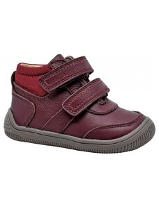 Protetika pantofi pentru fete pentru toate anotimpurile Barefoot NELDA, Protezare, burgundy