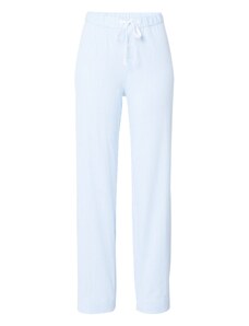 Lauren Ralph Lauren Pantaloni de pijama albastru deschis / alb murdar