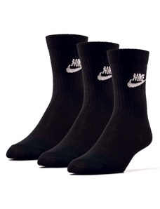 Nike Sportswear Șosete sport negru / alb