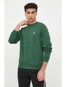 Lacoste bluză bărbați, culoarea verde, uni SH9608-132