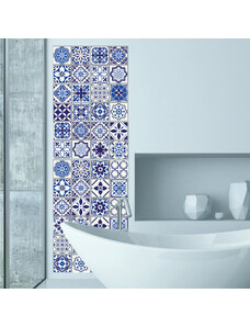Walplus Sticker faianta - Spanish and Moroccan Blue - 12 buc - 20x20 cm
