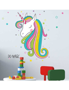 4 Decor Sticker Unicorn multicolor