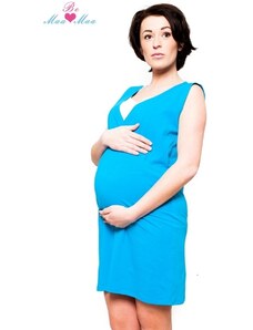 Rochie de noapte gravide, alăptare Iris Be MaaMaa - albastru, B19