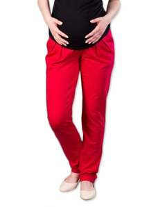 Pantaloni de trening/ de sport de gravidă Gregx, Awan cu buzunare - roșu