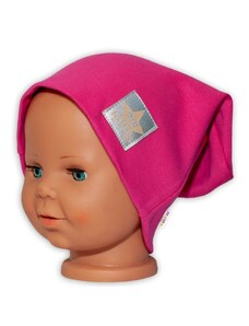 Baby Nellys Fabricat manual Funcțional pentru copii pălărie cu un tiv dublu - tm. roz