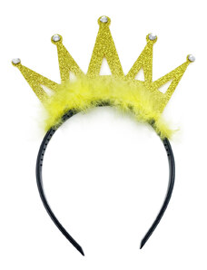 RAPPA Bandă pentru cap coroană cu pene pentru copii