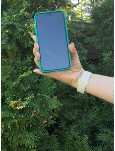 Natural Husa biodegradabila iPhone 12 12PRO, turcoaz