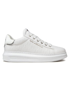 KARL LAGERFELD M Sneakers Monogram Emboss Lo KL52549 011-white lthr