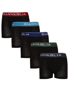 5PACK boxeri copii Gianvaglia negri (026) 86