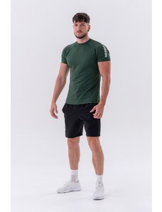 NEBBIA Sporty Fit T-shirt “Essentials” DARK GREEN