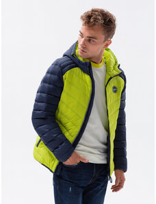 Ombre Clothing Jachetă pentru bărbati // C366 - green/navy