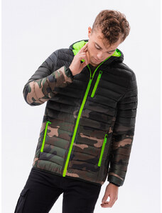 Ombre Clothing Jachetă pentru bărbati // C319 - green/camo