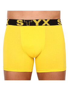 Boxeri bărbați Styx long elastic sport galbeni (U1068) XXL