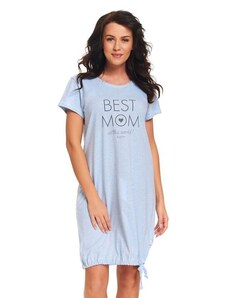 DN Nightwear Cămașă maternă Best mom albastră