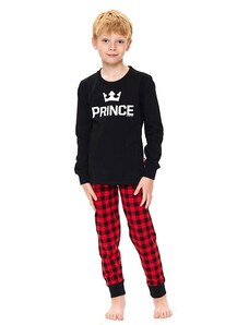 DN Nightwear Pijama copii Prince neagră