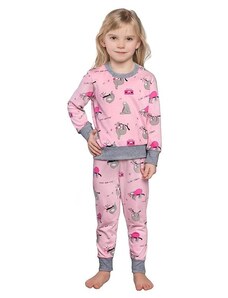 Italian Fashion Pijama fete Orso roz
