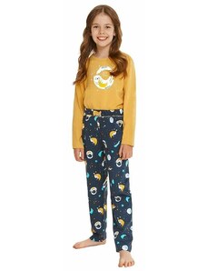 Taro Pijama fete Sarah galbenă