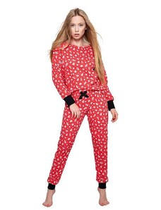 Sensis Pijama femei Sue roșie cu turtă dulce
