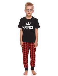 DN Nightwear Pijama băieți Prince II neagră