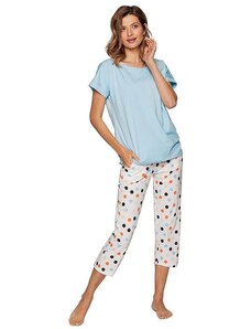 Cana Pijama de lux Lenka albastră