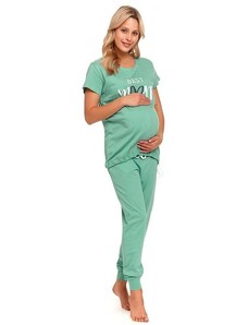 DN Nightwear Pijama maternă Best mom verde