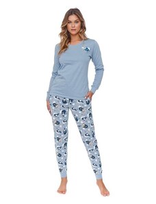 DN Nightwear Pijamale damă Dreams albastru deschis